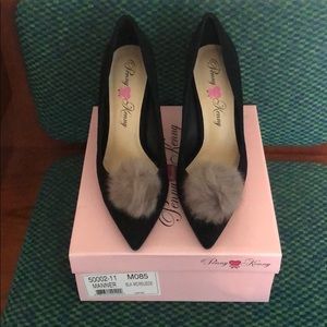 Penny Loves Kenny Black Manner Pump